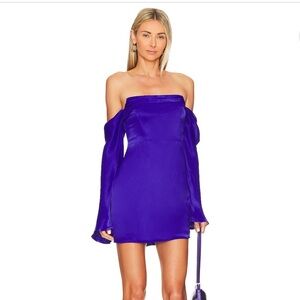 Charlie Mini Dress in Cobalt Blue